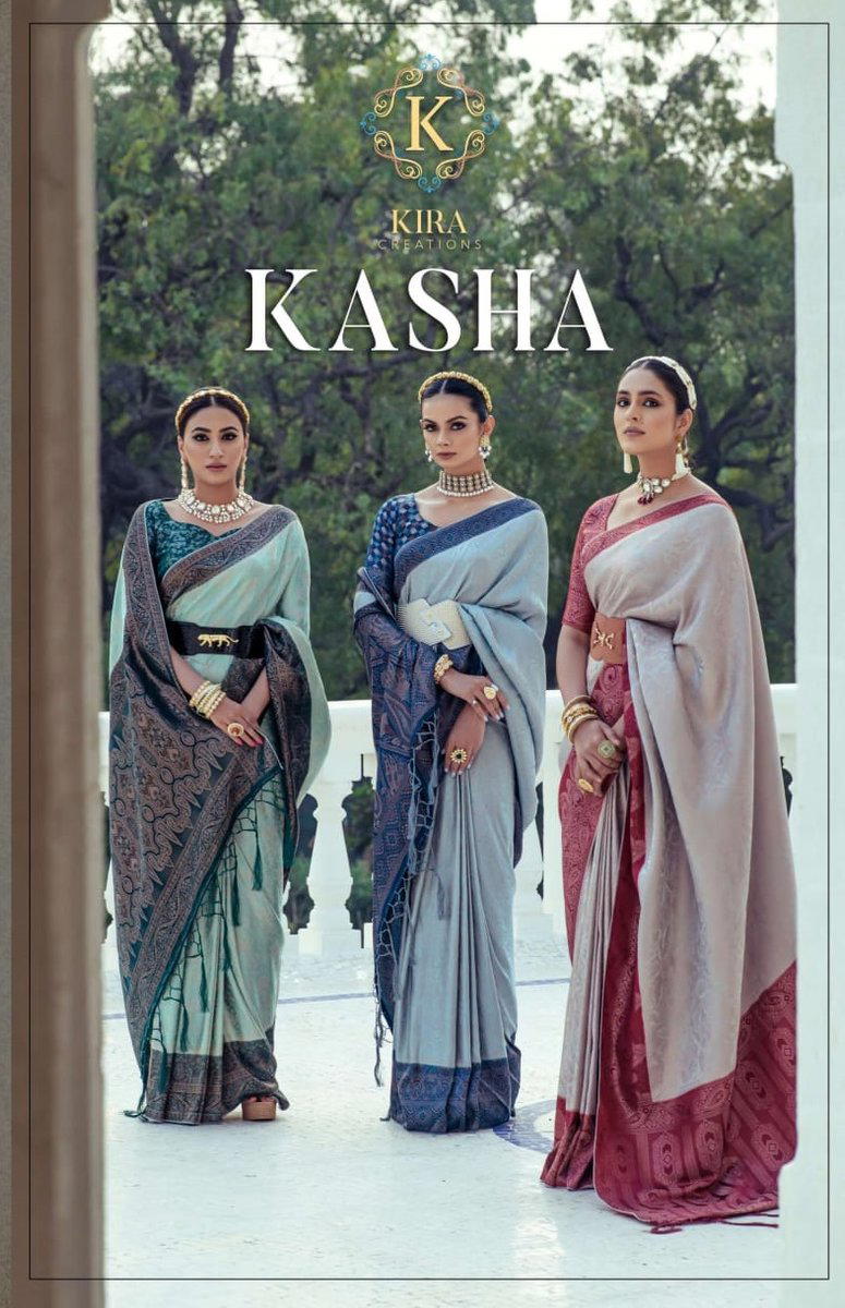 KASHA BY KIRA SATIN SAREE MANUFACTURER IN INDIA 1