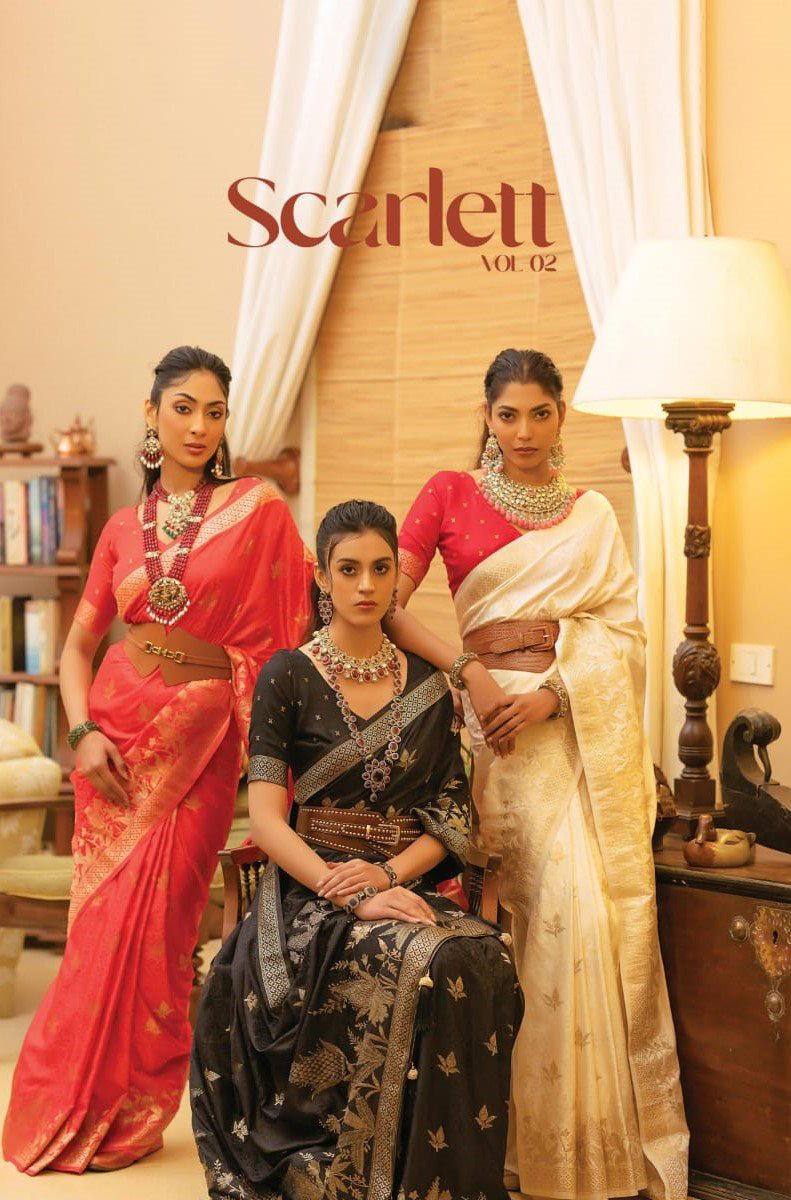 SCARLETT VOL-02 BY KIRA SATIN SAREE MANUFACTURER IN INDIA 1