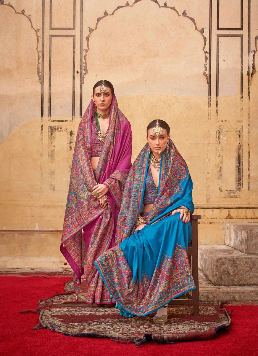 KRESHVA RAMBHA 845 TO 852 DESIGNER SILK SAREE WHOLESALER IN INDIA 1