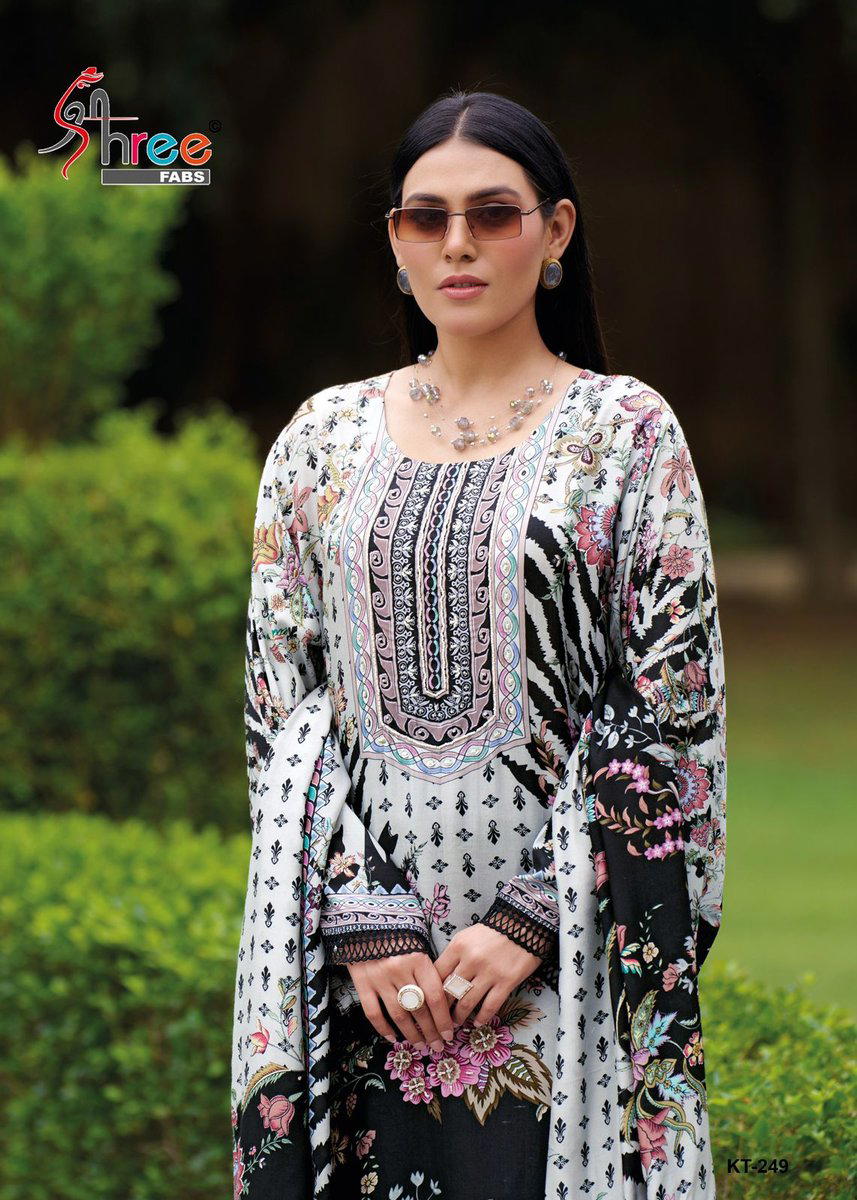 KT - 249 BY SHREE FAB DESIGNER SALWAR SUIT WHOLESALER IN INDIA 1