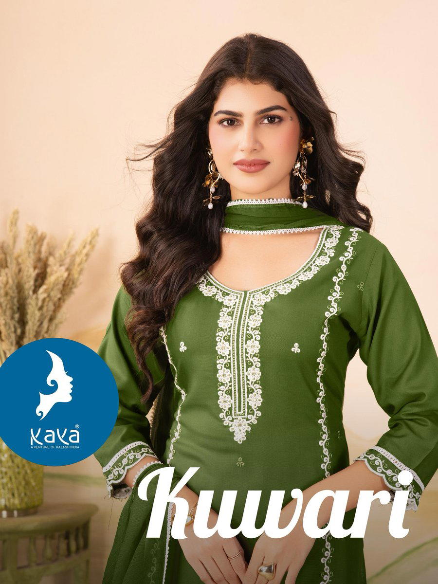 KUWARI BY KAVYA KURTI DESIGNER RAYON SALWAR SUIT WHOLESALER IN INDIA 1