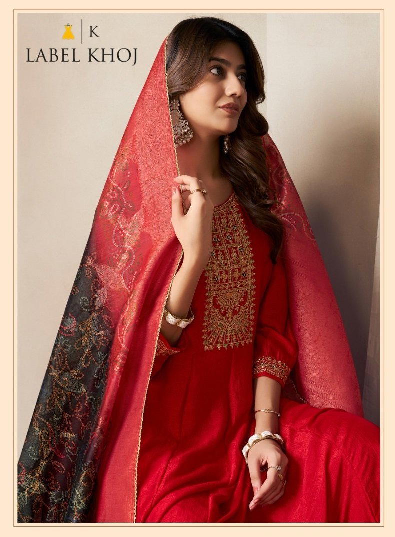 LABEL KHOJ 9797A TO 9797H DESIGNER ANARKALI SALWAR SUIT WHOLESALER IN INDIA 1