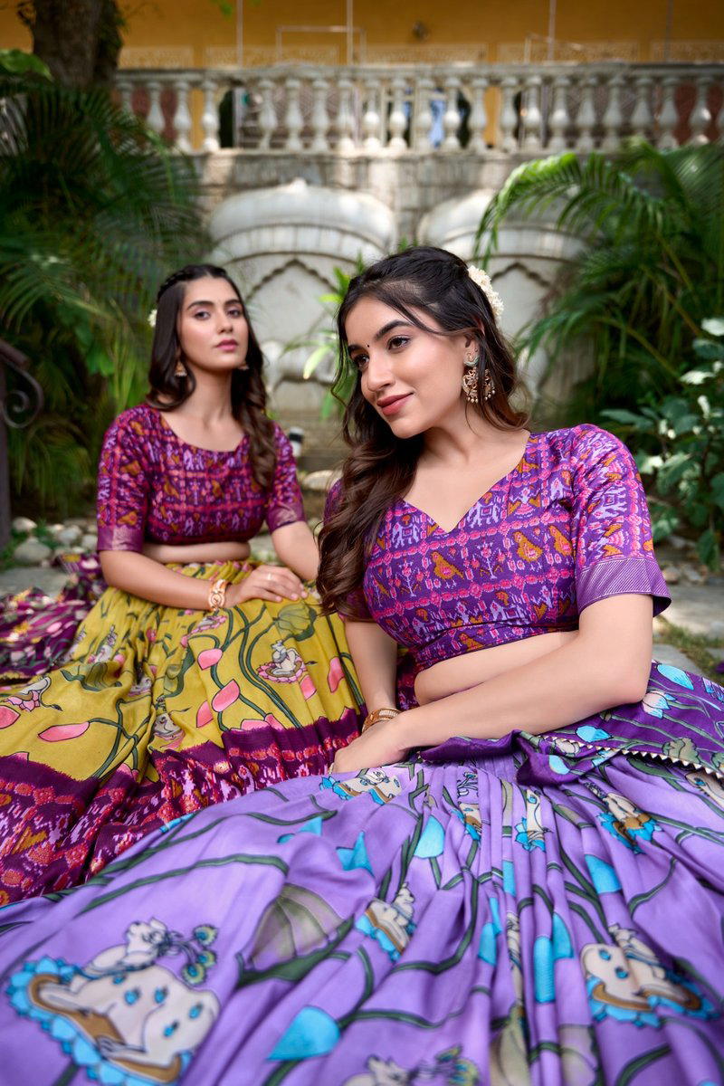 LNB ISHANYA 1214 DESIGNER SILK LEHENGA CHOLI WHOLESALER IN INDIA 1