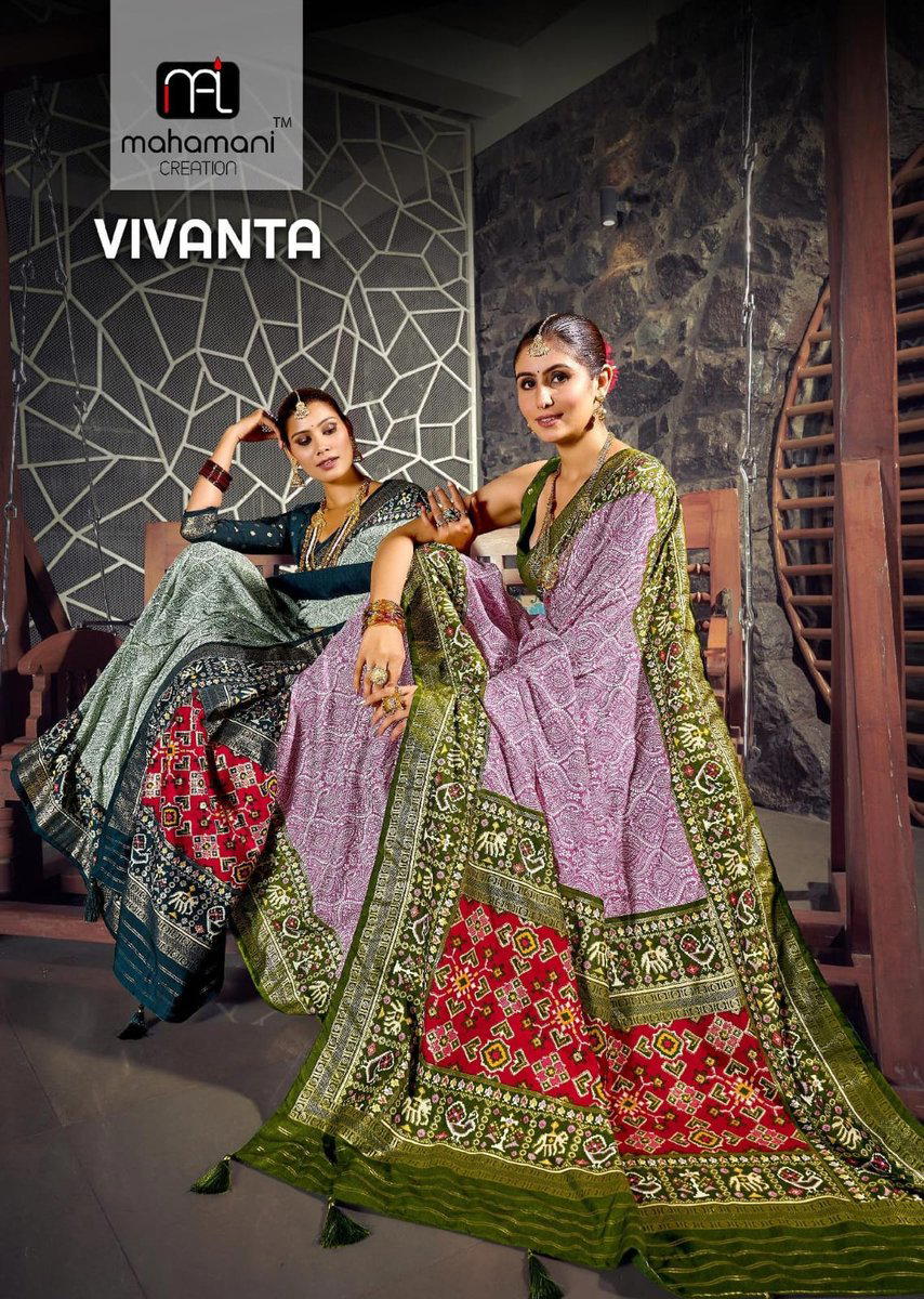VIVANTA BY MAHAMANI CREATION SILK SAREE WHOLESALER IN INDIA 1