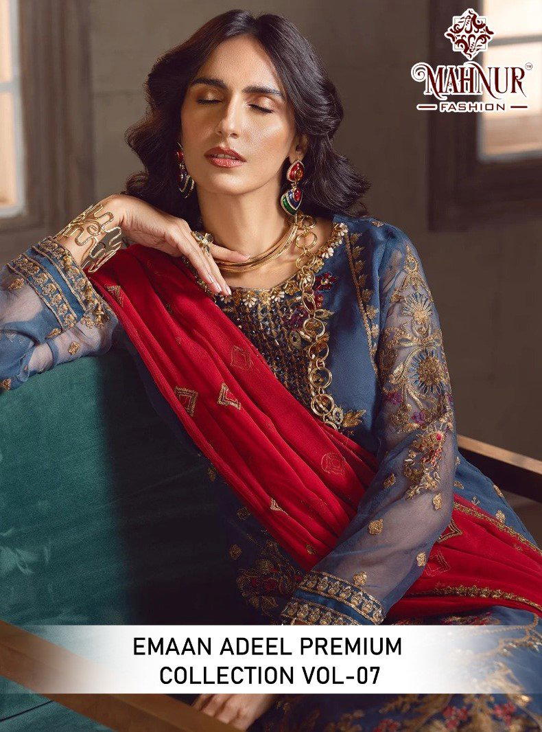 SERIES 7001 TO 7003 BY MAHNUR GEORGETTE SALWAR KAMEEZ MANUFACTURER IN INDIA 1