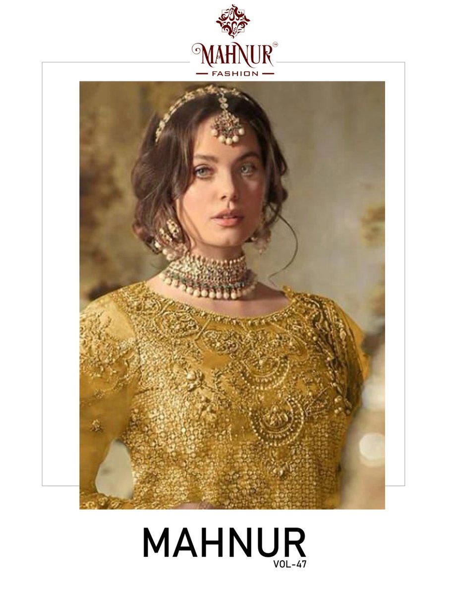 MAHNUR MAHNUR VOL-47 47001 TO 47003 DESIGNER PAKISTANI SALWAR SUIT WHOLESALER IN SURAT 1