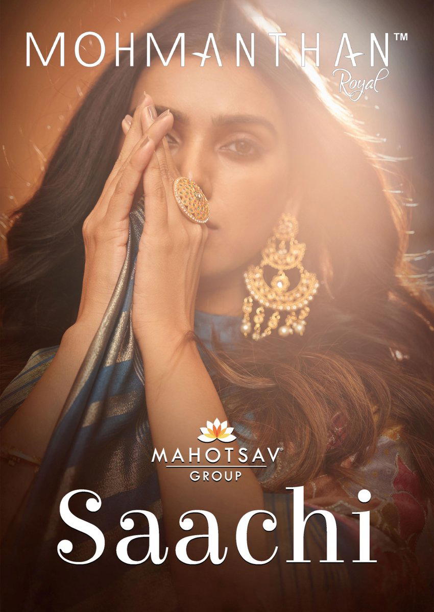 SAACHI BY MAHOTSAV CREPE SAREE MANUFACTURER IN INDIA 1