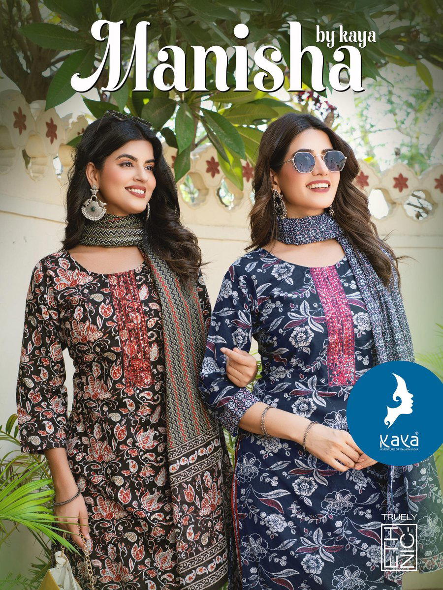 MANISHA BY KAYA KURTI DESIGNER COTTON KURTIS & SALWAR SUIT WHOLESALER IN INDIA 1