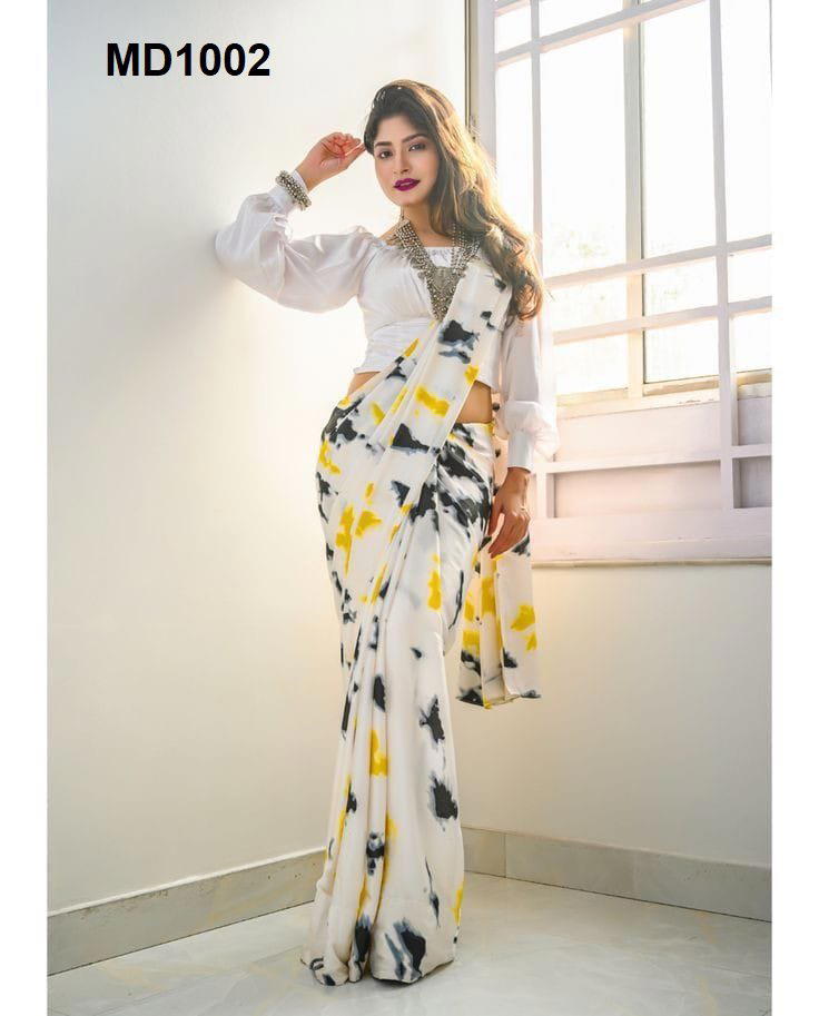 D.NO. MD1002 BY FASHION BERRY PRINTED SAREE WHOLESALER IN SURAT 1