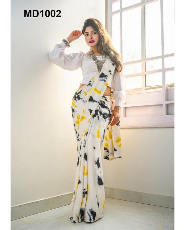 D.NO. MD1002 BY FASHION BERRY PRINTED SAREE WHOLESALER IN SURAT