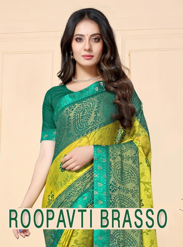 MINTORSI ROOPVATI BRASSO ALL HIT DESIGNS BRASSO SAREE WHOLESALER IN SURAT