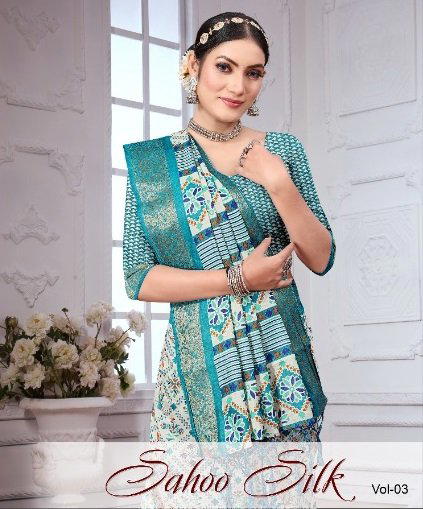 MINTORSI SAHOO SILK VOL 3 301 TO 308 BANARSI SILK SAREE WHOLESALER IN SURAT 1