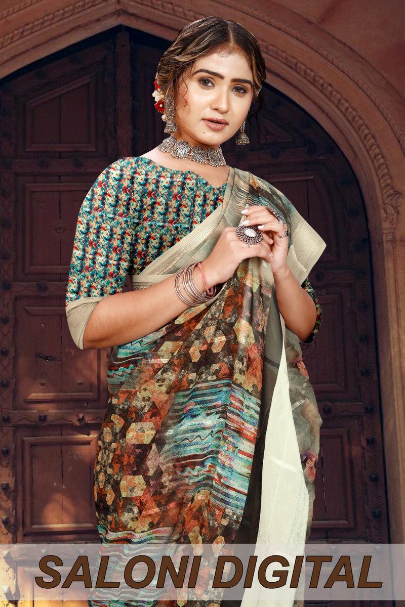 SALONI DIGITAL BY MINTORSI GEORGETTE SAREE MANUFACTURER IN INDIA 1