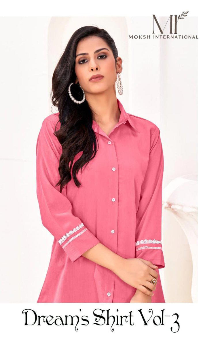 DREAM'S SHIRT VOL-3 BY MOKSH COTTON KURTI WHOLESALER IN INDIA 1