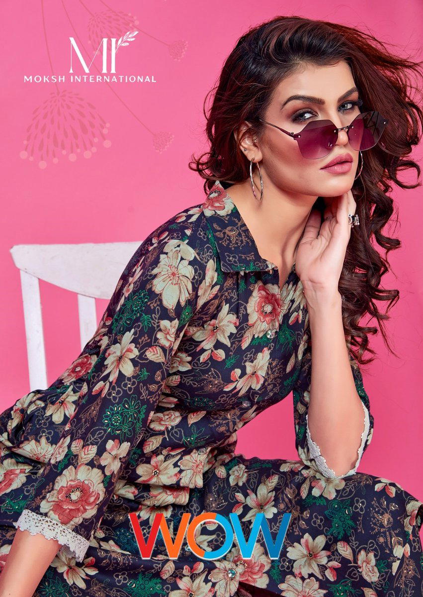 WOW VOL-1 BY MOKSH RIYON WESTERN WEAR WHOLESALER IN INDIA 1