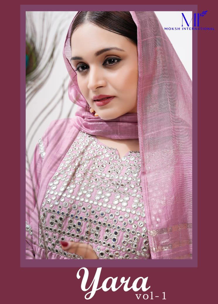 MOKSH YARA VOL-01 9006 & 9007 DESIGNER SALWAR SUIT WHOLESALER IN INDIA 1