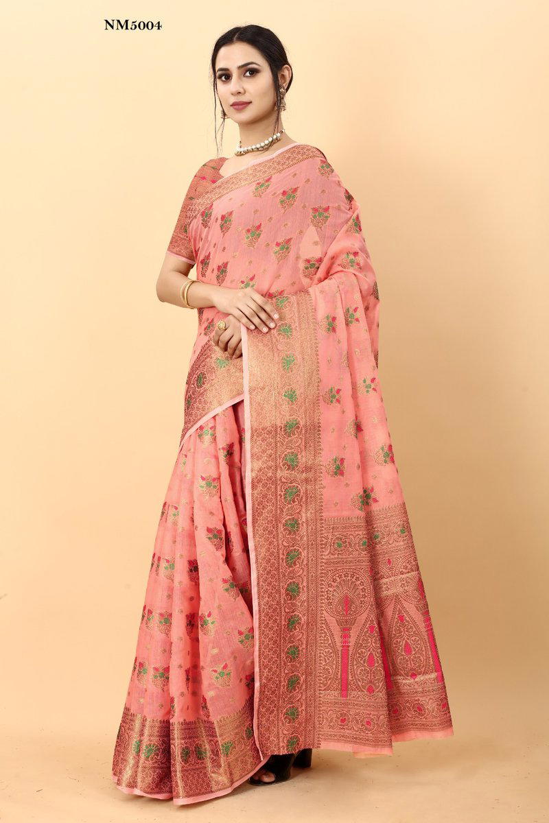 SERIES NM5001 TO NM5006 BY FASHION BERRY COTTON SAREE MANUFACTURER IN INDIA 1
