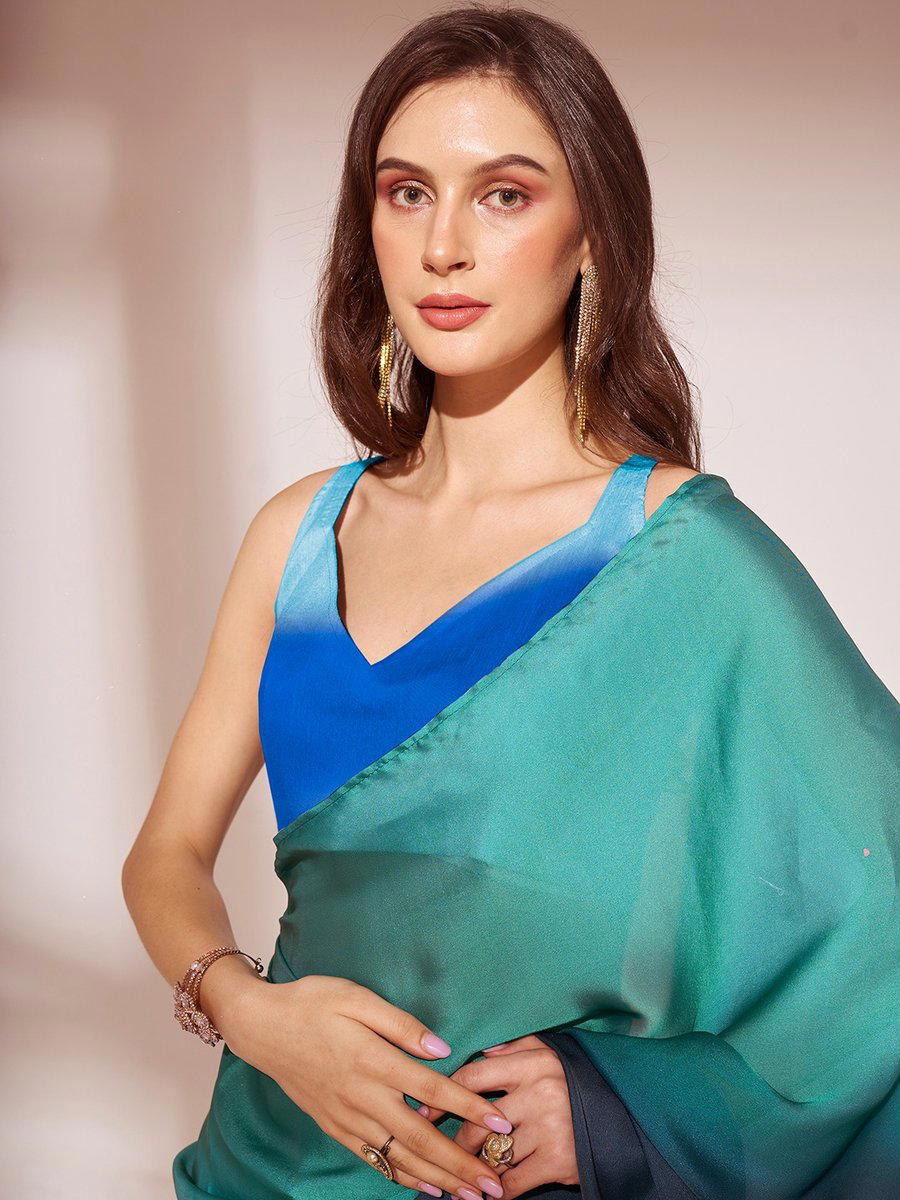 LAXMINAM OP-525 DESIGNER GEORGETTE SAREE WHOLESALER IN INDIA 1
