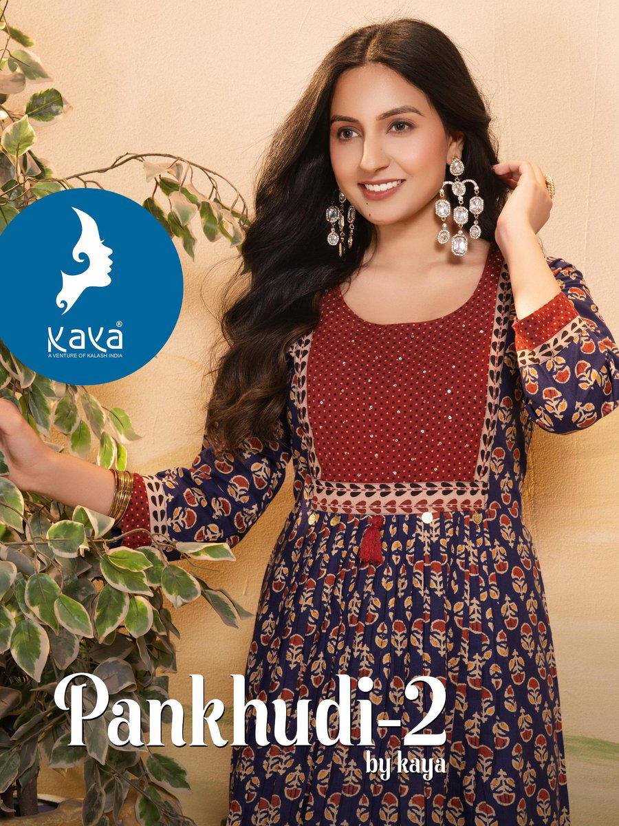 PANKHUDI VOL 2 BY KAVYA KURTI DESIGNER COTTON KURTIS WHOLESALER IN INDIA 1