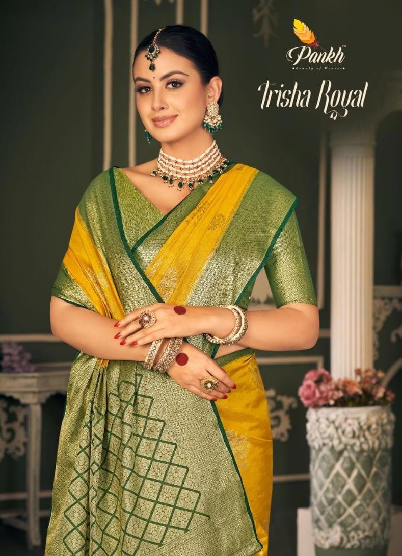 TRISHA ROYAL BY PANKH SILK SAREE MANUFACTURER IN INDIA 1