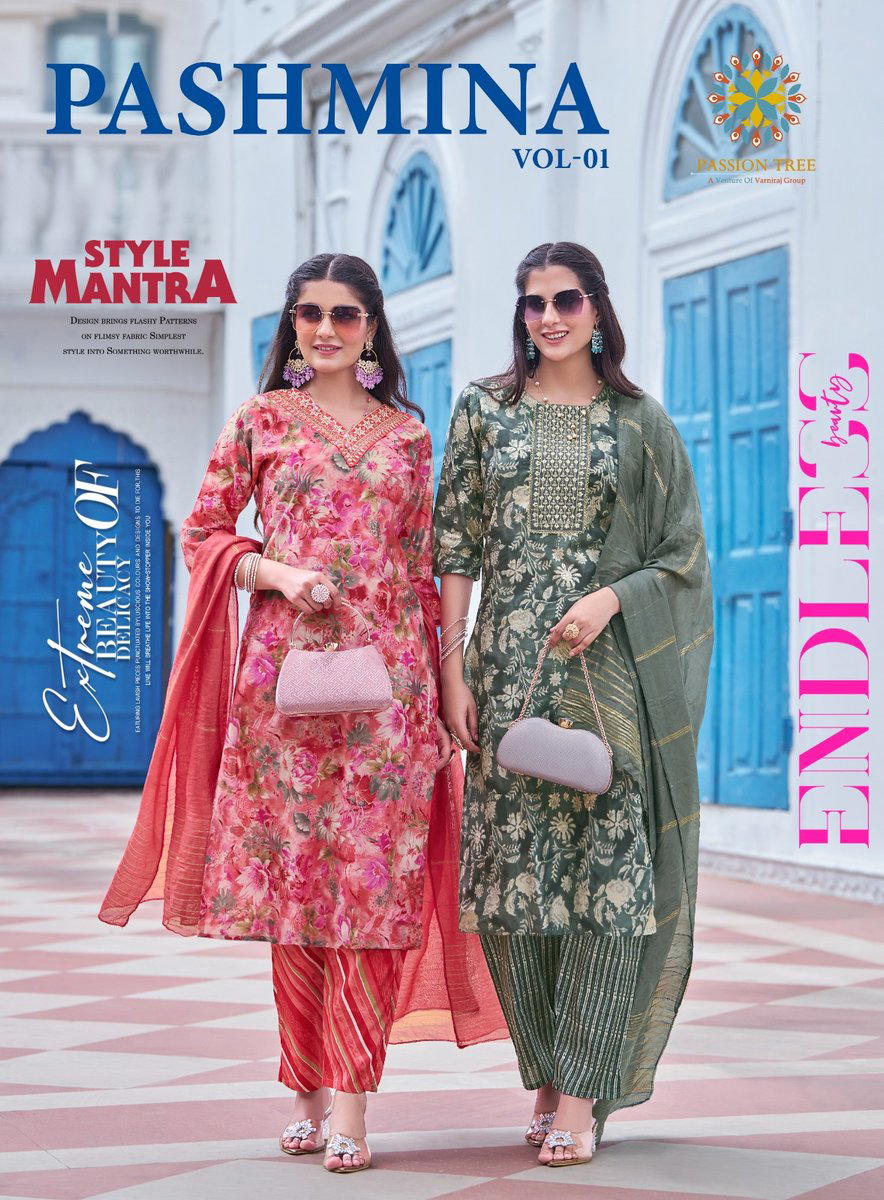 PASHMINA VOL 1 BY PASSION TREE DESIGNER SALWAR SUIT WHOLESALER IN SURAT 1