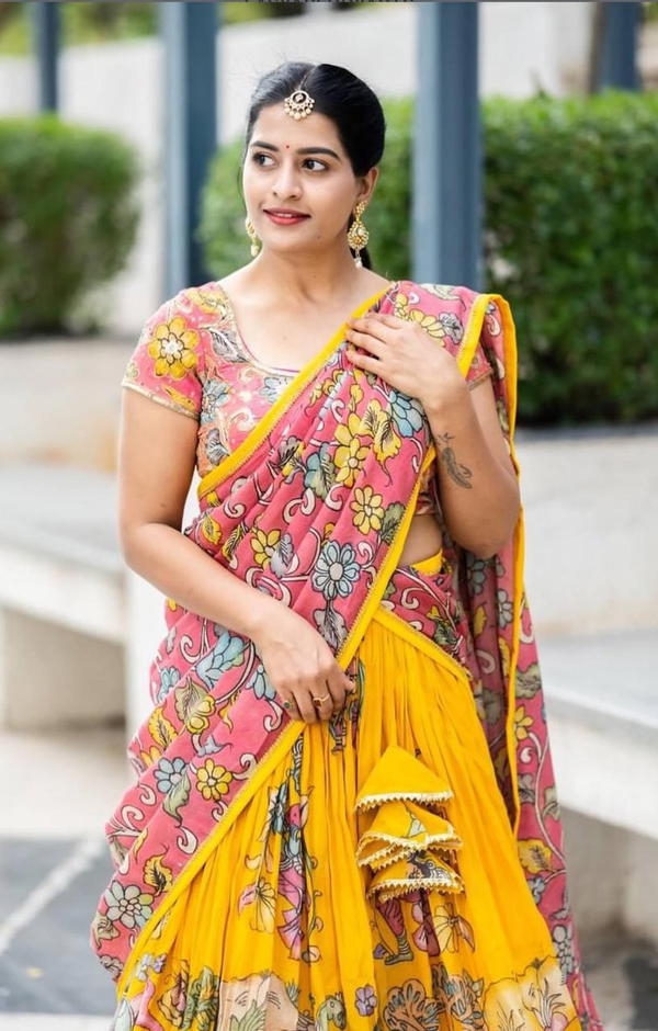 PC-477 BY PRISHA CREATION DESIGNER COTTON LEHENGA CHOLI WHOLESALER IN INDIA