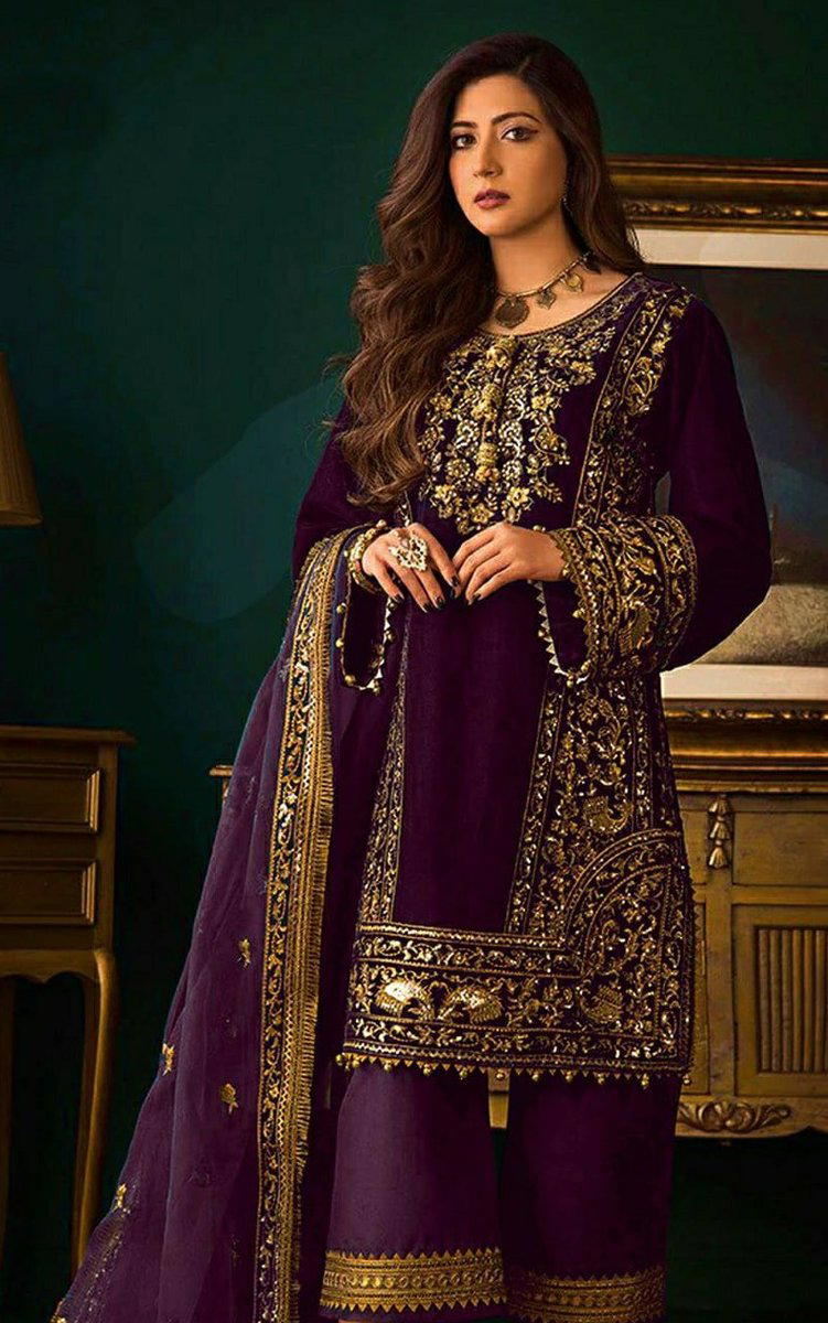 D.NO.R-470E BY RAMSHA EMBROIDERY SALWAR KAMEEZ MANUFACTURER IN INDIA 1