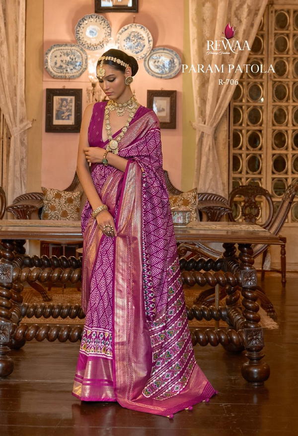 PARAM PATOLA BY REWAA PATOLA SILK MANUFACTURER IN INDIA