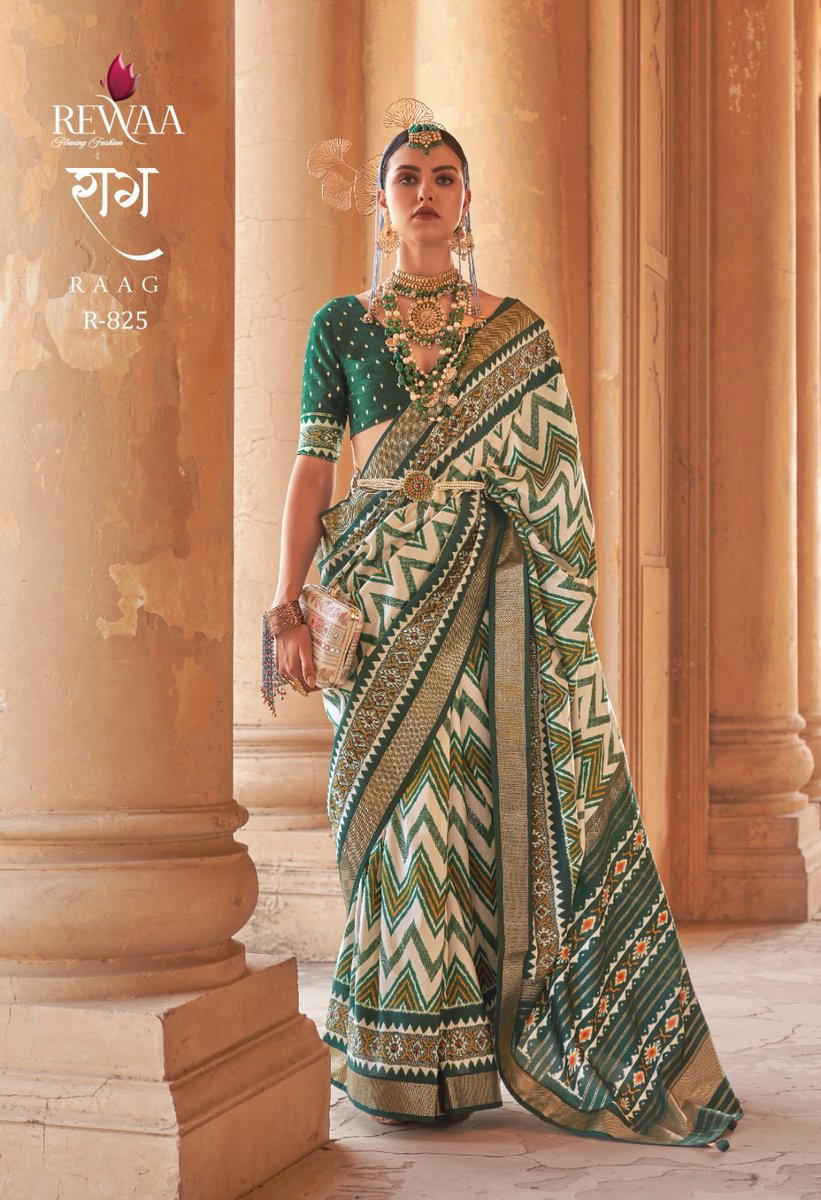 RAAG SERIES R-819 TO R-830 BY REWAA SILK SAREE MANUFACTURER IN INDIA 1