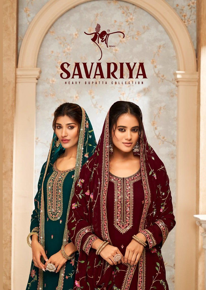 SAVARIYA BY RADHA TREND GEORGETTE SALWAR KAMEEZ WHOLESALER IN INDIA 1