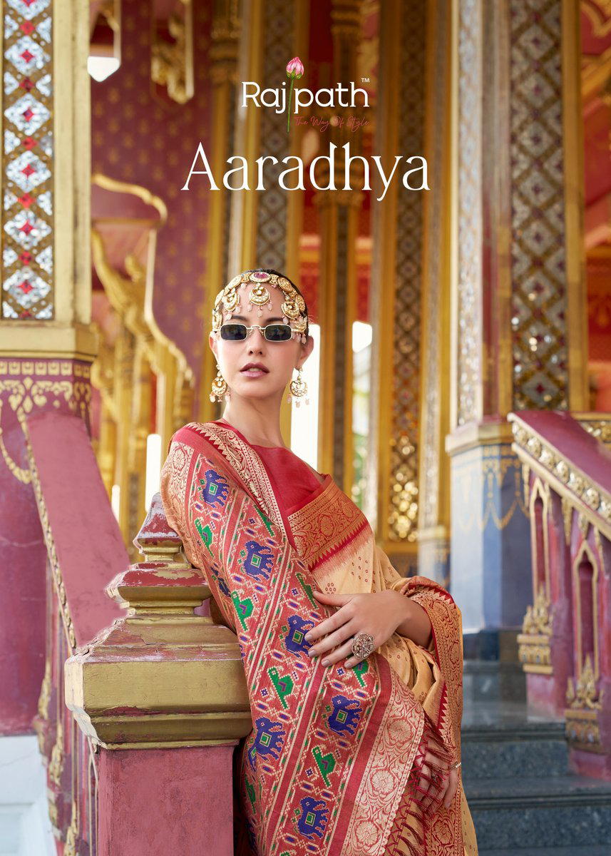 RAJPATH AARADHYA SILK 137 TO 142 DESIGNER SILK SAREE WHOLESALER IN INDIA 1