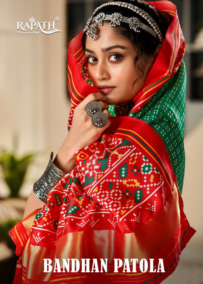 BANDHAN PATOLA BY RAJPATH BEAUTIFUL PATOLA SAREE MANUFACTURER IN INDIA 1