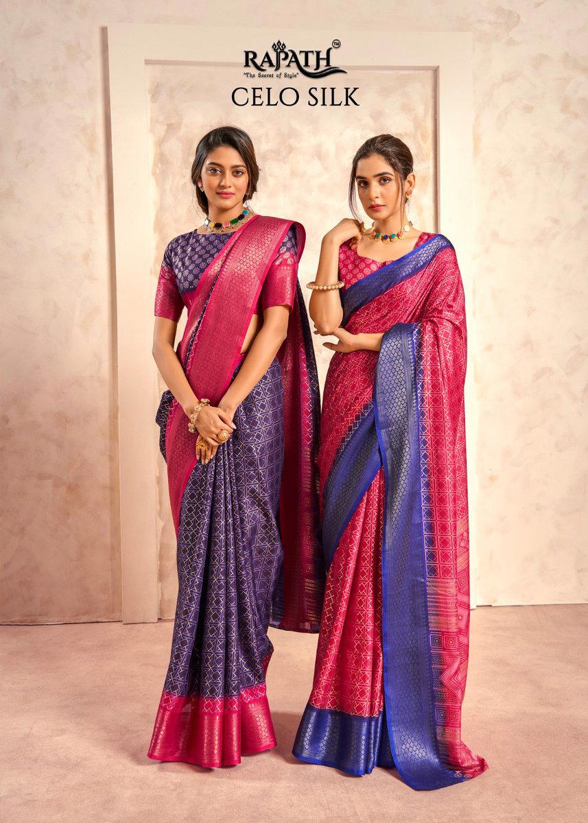 CELO SILK BY RAJPATH PRINTED SAREE WHOLESALER IN SURAT 1