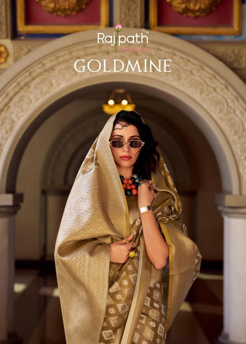 RAJPATH GOLDMINE 970001 TO 970006 DESIGNER SILK SAREE WHOLESALER IN INDIA 1