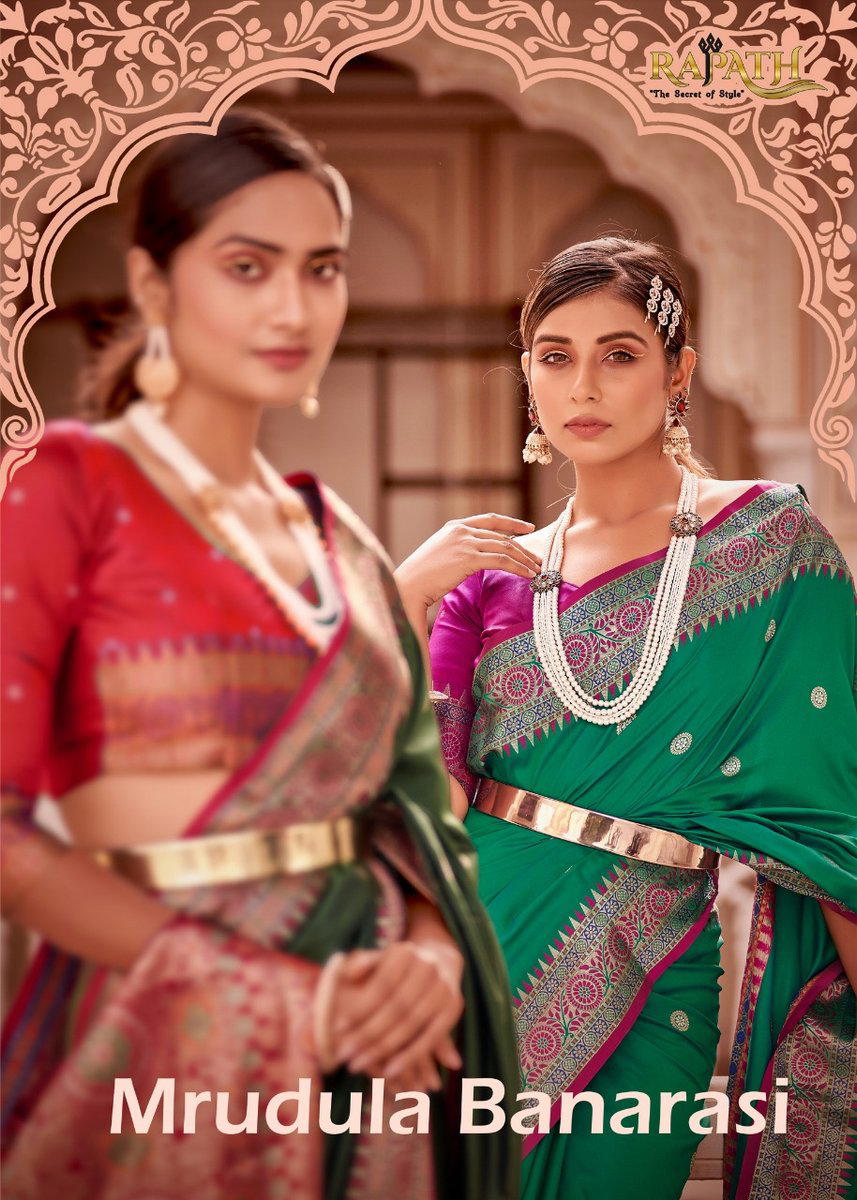 MRUDULA BANARASI BY RAJPATH BANARASI SILK SAREE WHOLESALER IN INDIA 1