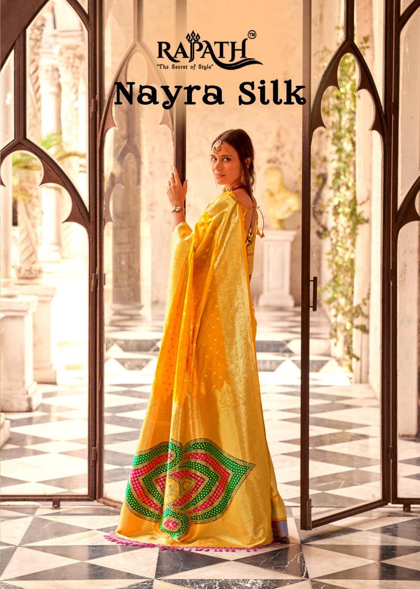 RAJPATH NAYRA SILK 470001 TO 470006 DESIGNER SILK SAREE WHOLESALER IN INDIA 1