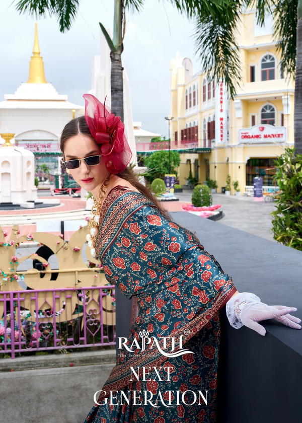 RAJPATH NEXT GENERATION 670036 TO 670042 DESIGNER SILK SAREE WHOLESALER IN INDIA
