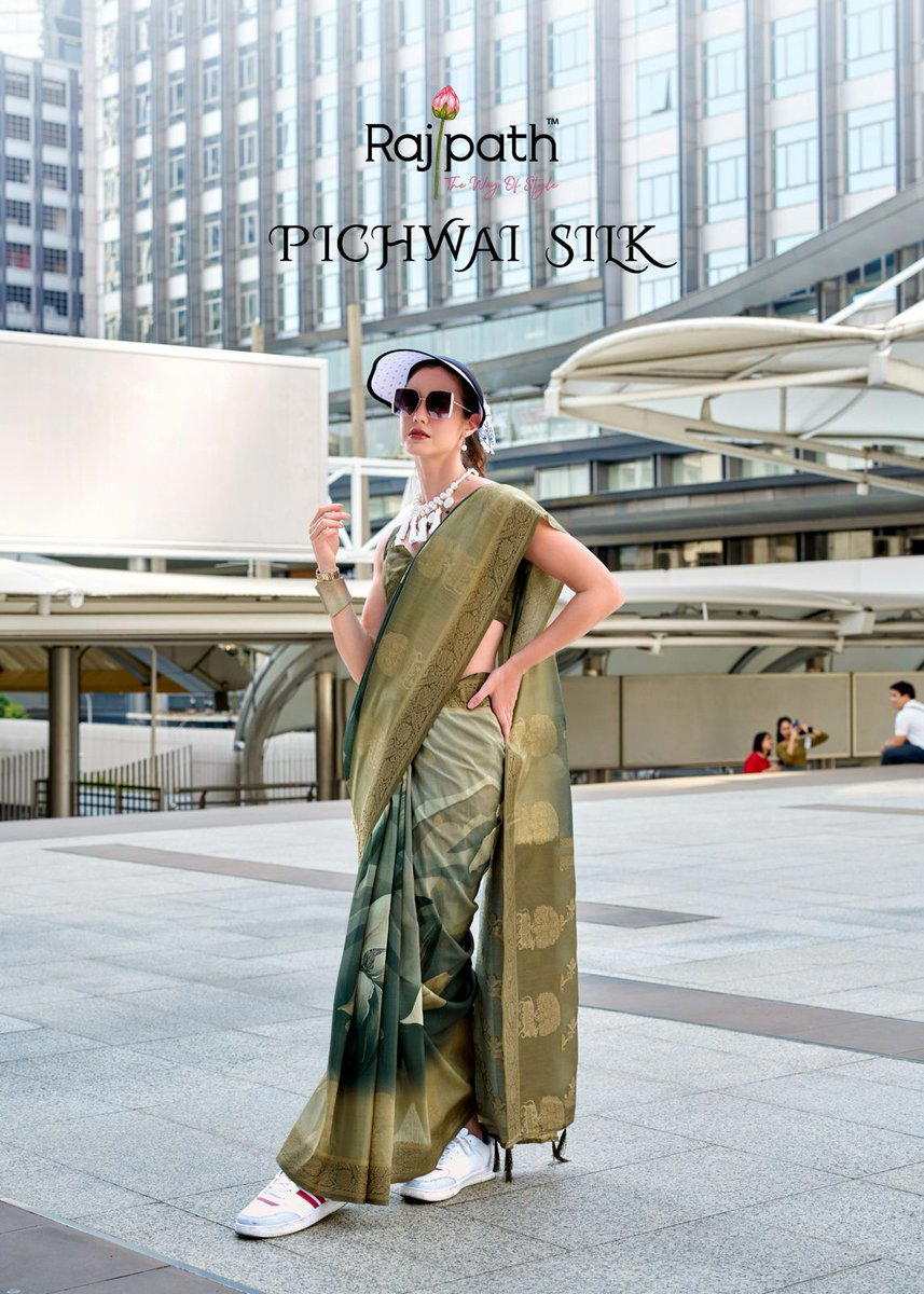 RAJPATH PICHWAI SILK 155 TO 162 DESIGNER SILK SAREE WHOLESALER IN INDIA 1