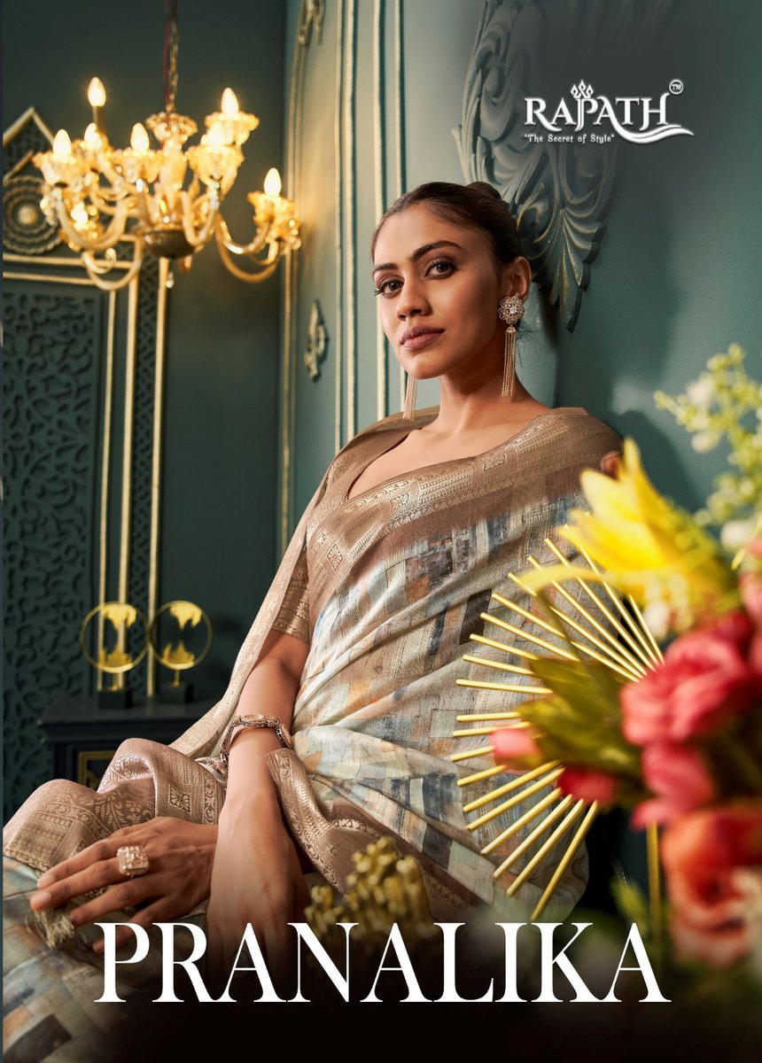 RAJPATH PRANALIKA 183001 TO 183006 WEAVING COTTON SAREE WHOLESALER IN INDIA 1