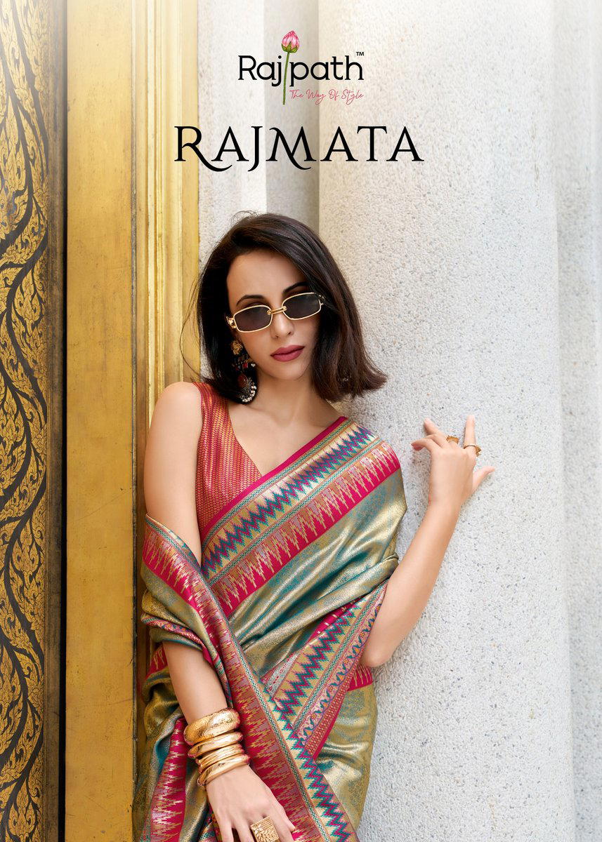 RAJPATH RAJMATA 143 TO 148 DESIGNER SILK SAREE WHOLESALER IN INDIA 1
