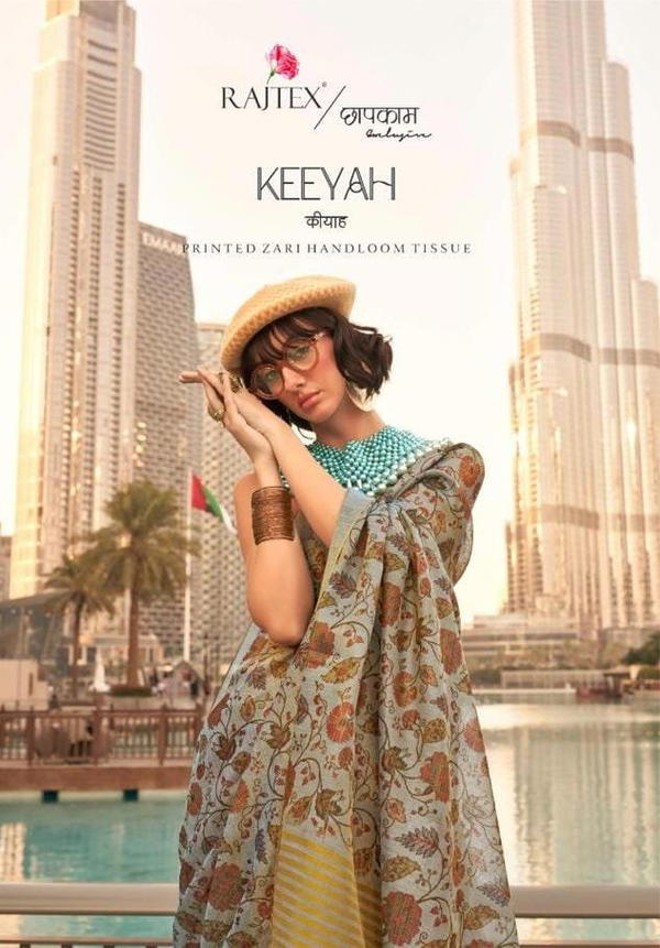 RAJTEX KEEYAH 377001 TO 377006 DESIGNER SAREE WHOLESALER IN SURAT