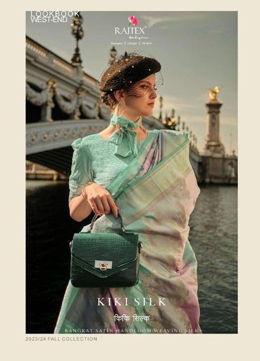 KIKI SILK BY RAJTEX SATIN SILK SAREE MANUFACTURER IN INDIA 1