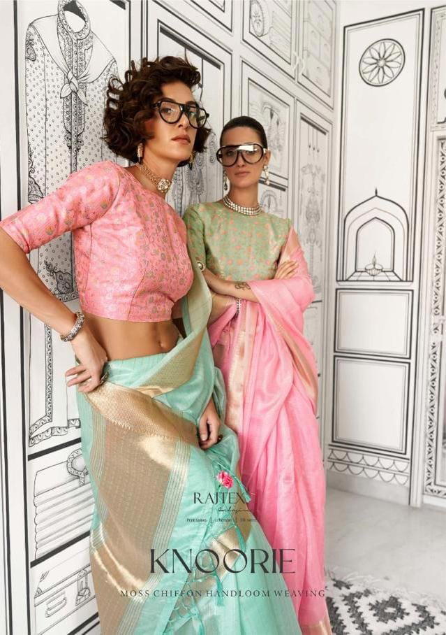 RAJTEX KNOORIE 387001 TO 387006 TRADITIONAL SAREE WHOLESALER IN SURAT 1