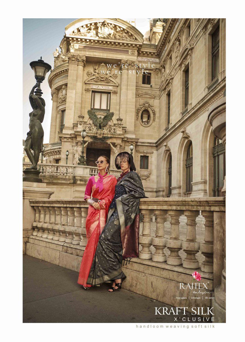 KRAFT SILK BY RAJTEX SOFT SILK SAREE WHOLESALER IN INDIA 1