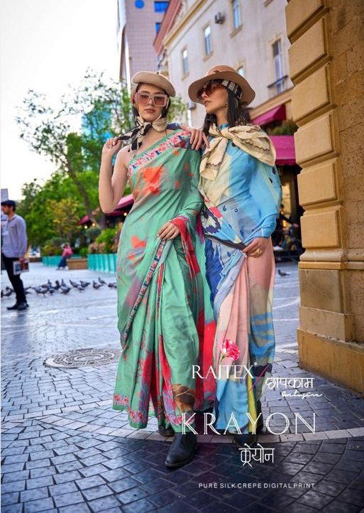 KRAYON BY RAJTEX PURE SILK SAREE MANUFACTURER IN INDIA 1