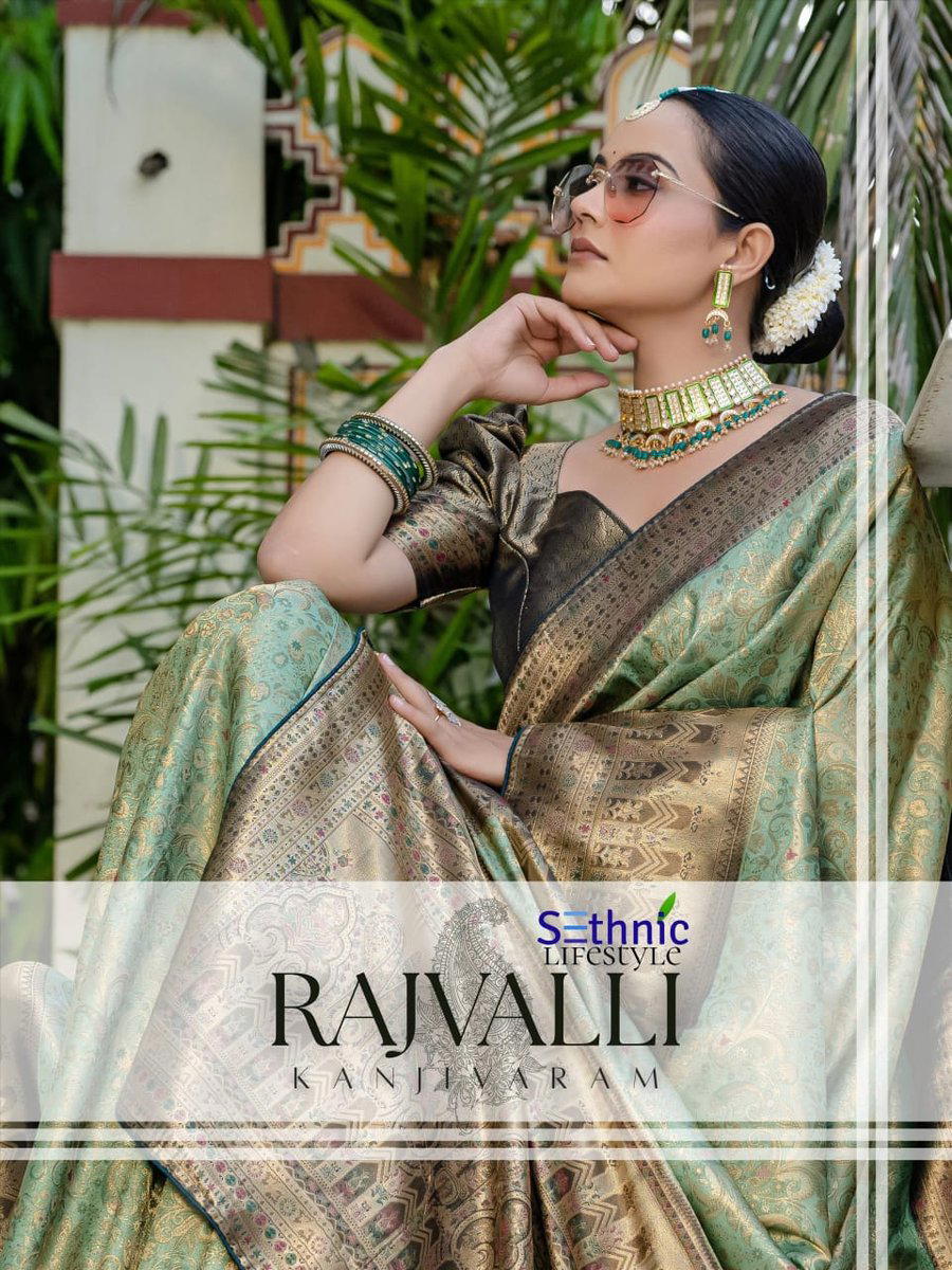 RAJVALLI BY SETHNIC LIFESTYLE DESIGNER KANJIVARAM SILK SAREES WHOLESALER IN INDIA 1
