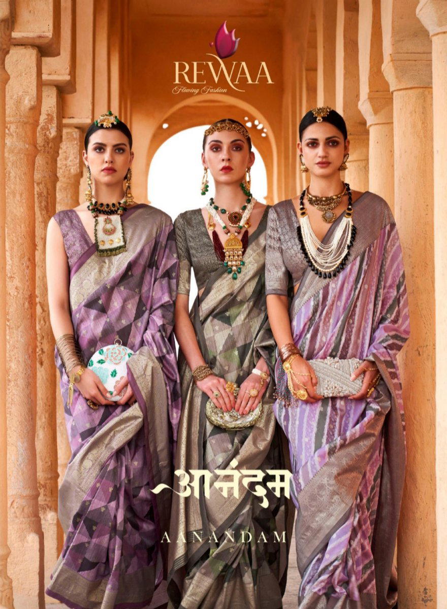 REWAA ANANDAM R-986 TO R-994 DESIGNER SAREE WHOLESALER IN INDIA 1