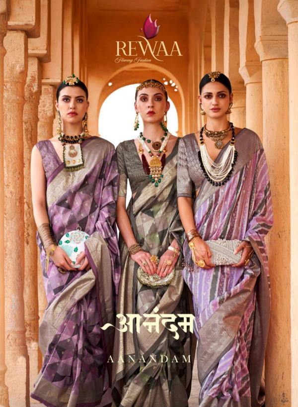 REWAA ANANDAM R-986 TO R-994 DESIGNER SAREE WHOLESALER IN INDIA