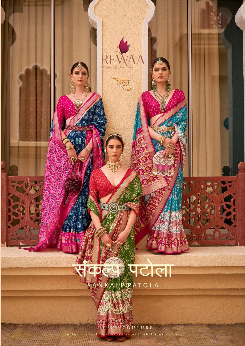 SANKALP PATOLA BY REWAA SILK SAREE MANUFACTURER IN INDIA 1