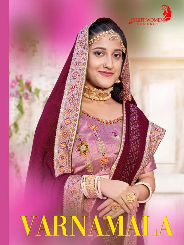 VARNAMALA BY RIGHT WOMEN DESIGNER CHIFFON SAREE MANUFACTURER IN INDIA